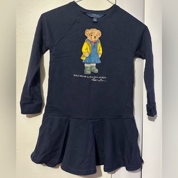 Ralph Lauren Other - Ralph Lauren raincoat bear terry dress - Size 6